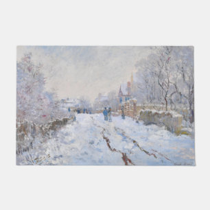 Claude Monet - Snow Scene at Argenteuil Doormat