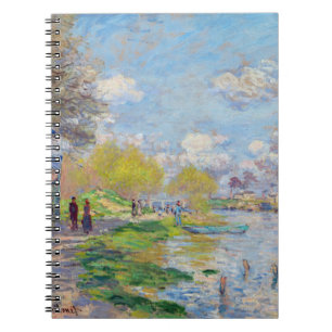 Claude Monet - Spring by the Seine Notebook
