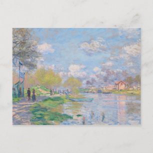 Claude Monet - Spring By The Seine Postcard