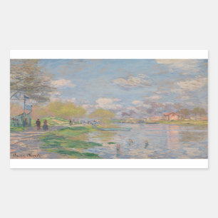 Claude Monet - Spring by the Seine Sticker