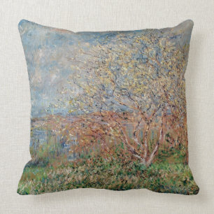 Claude Monet Spring Throw Pillow