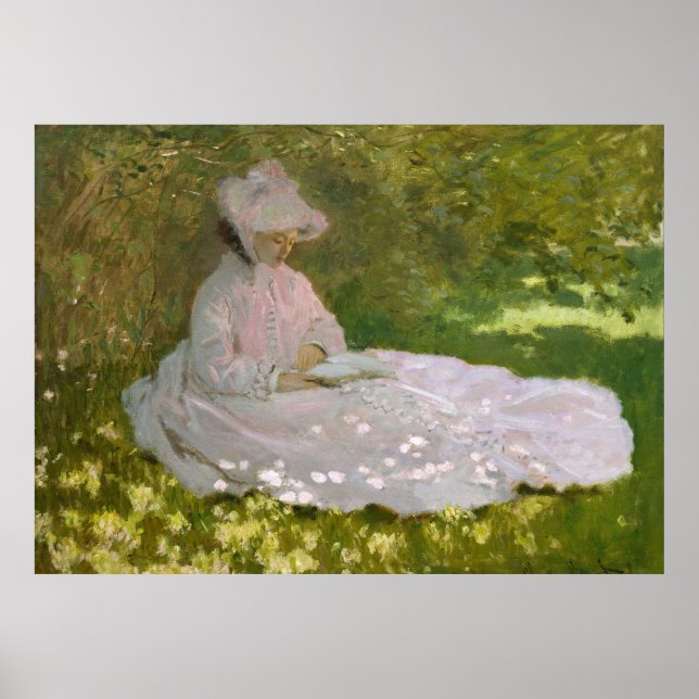 Claude Monet - Springtime Poster (Front)