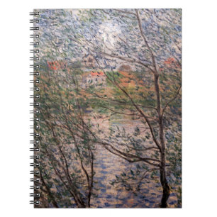 Claude Monet - Springtime through the branches Notebook
