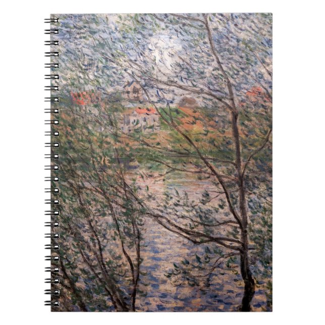 Claude Monet - Springtime through the branches Notebook (Front)