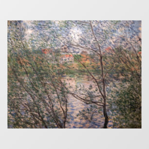 Claude Monet - Springtime through the branches Window Cling
