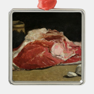 Claude Monet   Still Life, the Joint of Meat Metal Ornament