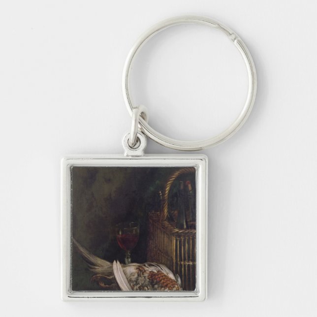 Claude Monet | Still Life with a Pheasant, c.1861 Keychain (Front)