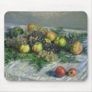 Claude Monet   Still Life with Pears and Grapes Mouse Pad