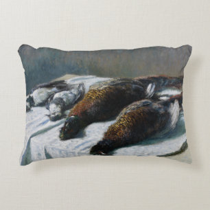 Claude Monet - Still Life with Pheasants Decorative Pillow