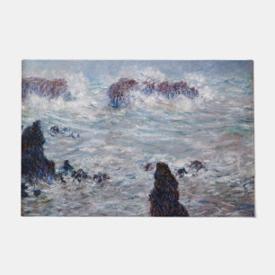 Claude Monet - Storm off the Belle-Ile Coast Doormat