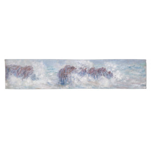 Claude Monet - Storm off the Belle-Ile Coast Short Table Runner