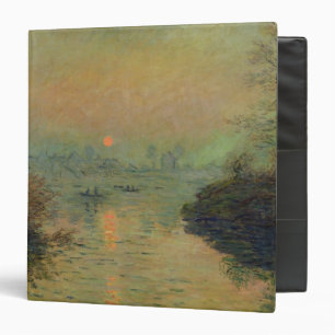 Claude Monet   Sun Setting over the Seine Binder