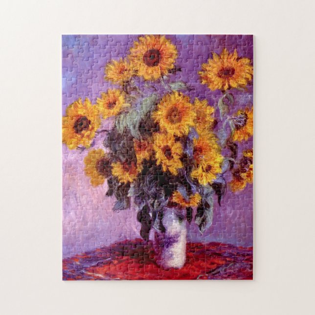 Claude Monet: Sunflowers Jigsaw Puzzle (Vertical)