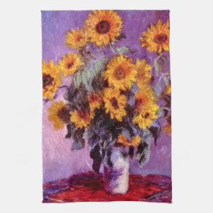 Claude Monet: Sunflowers Kitchen Towel