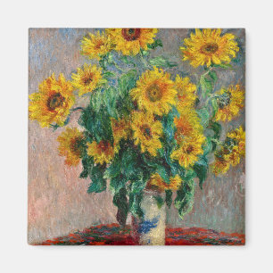 Claude Monet - Sunflowers Magnet