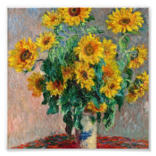 Claude Monet - Sunflowers Photo Print