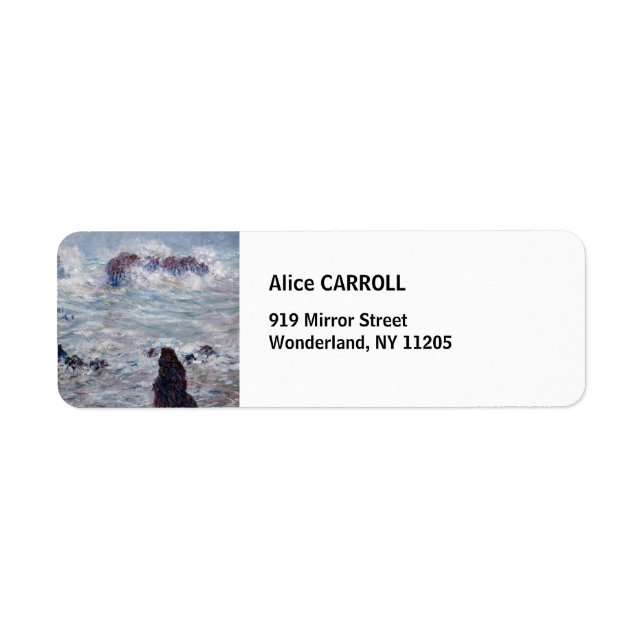 Claude Monet - Tempête au large de la côte Belle-Î (Devant)