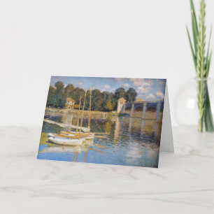 Claude Monet - The Argenteuil Bridge Card