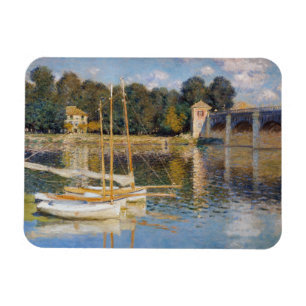 Claude Monet - The Argenteuil Bridge Magnet