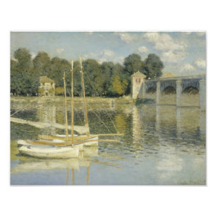 Claude Monet - The Argenteuil Bridge Photo Print
