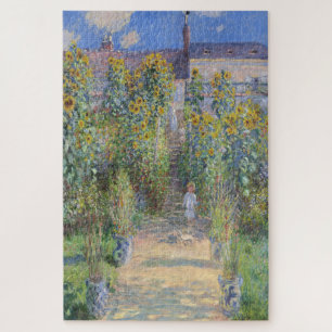 Claude Monet – The Artist’s Garden at Vétheuil Jigsaw Puzzle