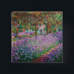 Claude Monet - The Artist's Garden at Giverny 2 Inch Square Button<br><div class="desc">The Artist's Garden at Giverny / Le Jardin de l'artiste a Giverny - Claude Monet,  1900</div>