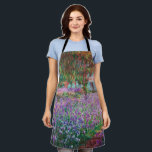 Claude Monet - The Artist's Garden at Giverny Apron<br><div class="desc">The Artist's Garden at Giverny / Le Jardin de l'artiste a Giverny - Claude Monet,  1900</div>