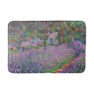 Claude Monet The Artist's Garden at Giverny Bath Mat