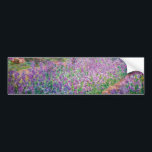 Claude Monet - The Artist's Garden at Giverny Bumper Sticker<br><div class="desc">The Artist's Garden at Giverny / Le Jardin de l'artiste a Giverny - Claude Monet,  1900</div>