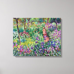 Claude Monet - The Artist's Garden at Giverny Canvas Print