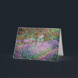 Claude Monet - The Artist's Garden at Giverny Card<br><div class="desc">The Artist's Garden at Giverny / Le Jardin de l'artiste a Giverny - Claude Monet,  1900</div>