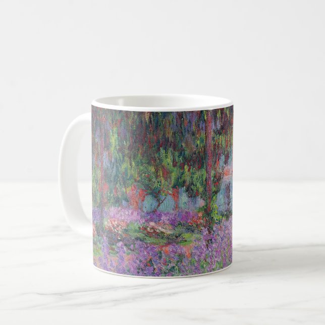 Claude Monet | The Artist's Garden at Giverny Coffee Mug (Front Left)