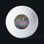 Claude Monet - The Artist's Garden at Giverny Golf Balls<br><div class="desc">The Artist's Garden at Giverny / Le Jardin de l'artiste a Giverny - Claude Monet,  1900</div>