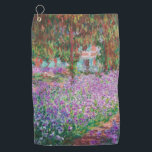 Claude Monet - The Artist's Garden at Giverny Golf Towel<br><div class="desc">The Artist's Garden at Giverny / Le Jardin de l'artiste a Giverny - Claude Monet,  1900</div>