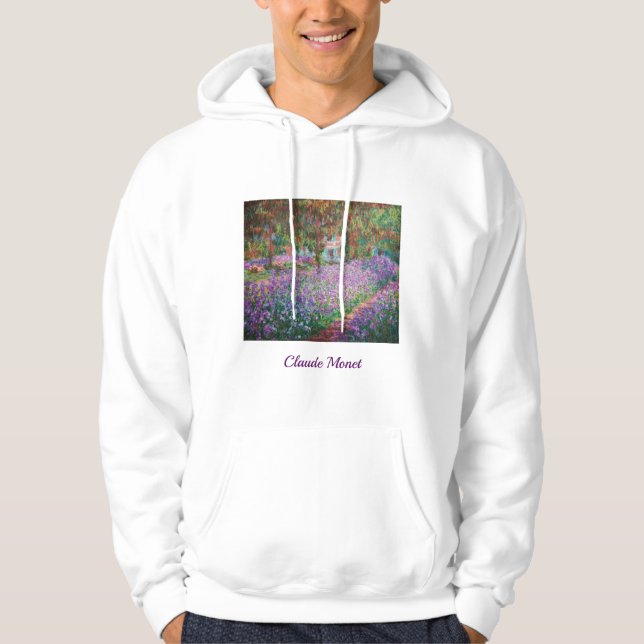 Claude Monet - The Artist's Garden at Giverny Hoodie (Front)