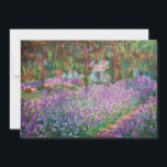 Claude Monet - The Artist's Garden at Giverny Invitation<br><div class="desc">The Artist's Garden at Giverny / Le Jardin de l'artiste a Giverny - Claude Monet,  1900</div>