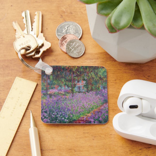 Claude Monet | The Artist's Garden at Giverny Keychain (Desk)