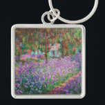 Claude Monet - The Artist's Garden at Giverny Keychain<br><div class="desc">The Artist's Garden at Giverny / Le Jardin de l'artiste a Giverny - Claude Monet,  1900</div>