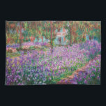 Claude Monet - The Artist's Garden at Giverny Kitchen Towel<br><div class="desc">The Artist's Garden at Giverny / Le Jardin de l'artiste a Giverny - Claude Monet,  1900</div>