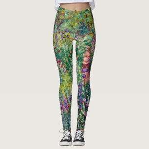 Claude Monet - The Artist's Garden at Giverny Leggings