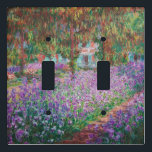 Claude Monet - The Artist's Garden at Giverny Light Switch Cover<br><div class="desc">The Artist's Garden at Giverny / Le Jardin de l'artiste a Giverny - Claude Monet,  1900</div>