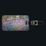 Claude Monet - The Artist's Garden at Giverny Luggage Tag<br><div class="desc">The Artist's Garden at Giverny / Le Jardin de l'artiste a Giverny - Claude Monet,  1900</div>