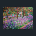 Claude Monet - The Artist's Garden at Giverny Magnet<br><div class="desc">The Artist's Garden at Giverny / Le Jardin de l'artiste a Giverny - Claude Monet,  1900</div>