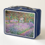 Claude Monet - The Artist's Garden at Giverny Metal Lunch Box<br><div class="desc">The Artist's Garden at Giverny / Le Jardin de l'artiste a Giverny - Claude Monet,  1900</div>