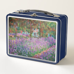 Claude Monet - The Artist's Garden at Giverny Metal Lunch Box