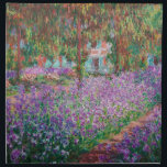 Claude Monet - The Artist's Garden at Giverny Napkin<br><div class="desc">The Artist's Garden at Giverny / Le Jardin de l'artiste a Giverny - Claude Monet,  1900</div>