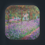 Claude Monet - The Artist's Garden at Giverny Paper Plate<br><div class="desc">The Artist's Garden at Giverny / Le Jardin de l'artiste a Giverny - Claude Monet,  1900</div>