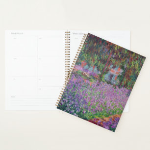Claude Monet   The Artist's Garden at Giverny Planner