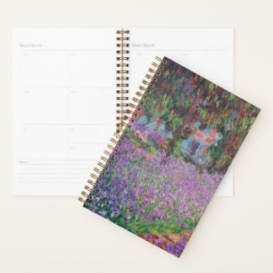 Claude Monet   The Artist's Garden at Giverny Planner