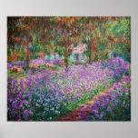 Claude Monet - The Artist's Garden at Giverny Poster<br><div class="desc">The Artist's Garden at Giverny / Le Jardin de l'artiste a Giverny - Claude Monet,  1900</div>